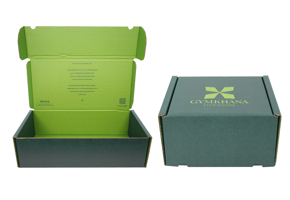 Food shipping box with lid