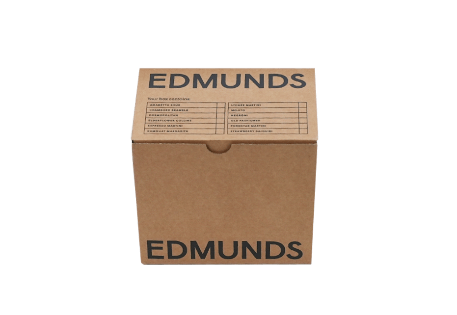 Packaging box for cocktail drinks