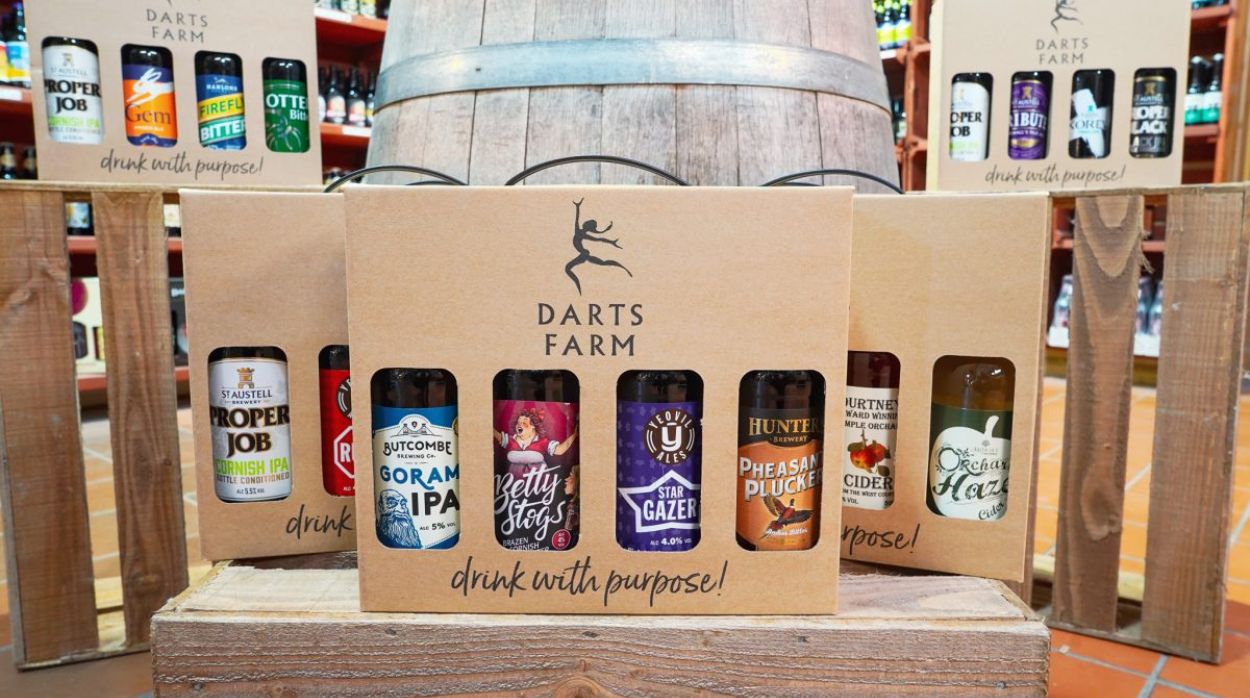 Bottled drinks solution Darts Farm