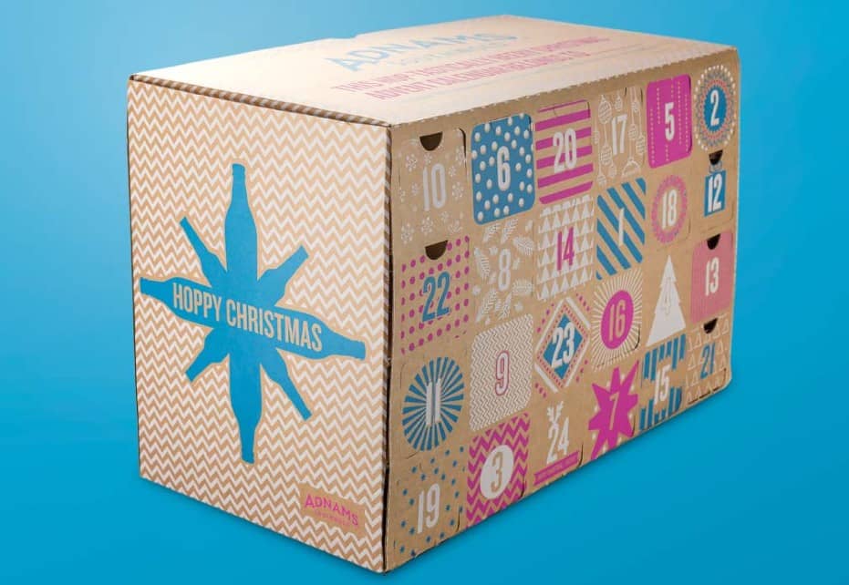 Adnams advent calendar gift packaging
