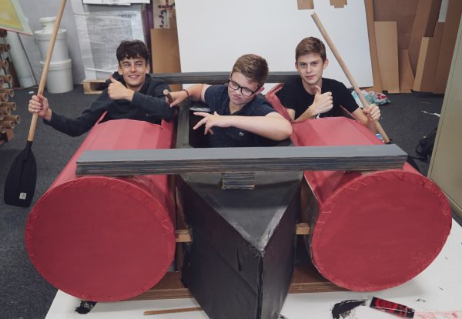 Cardboard Boat