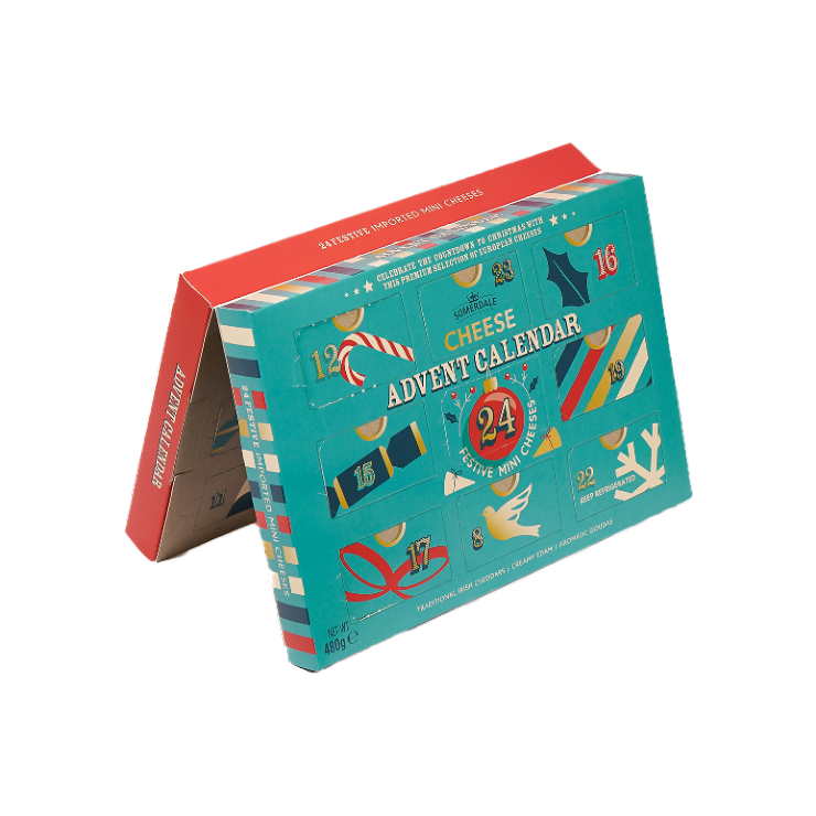 cheese advent calendar packaging