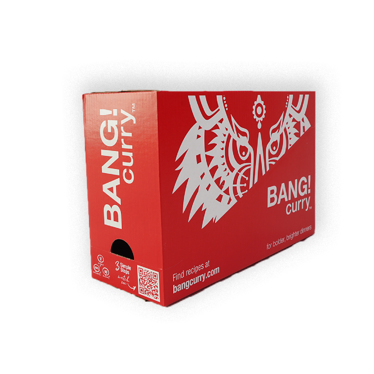 Curry packaging box