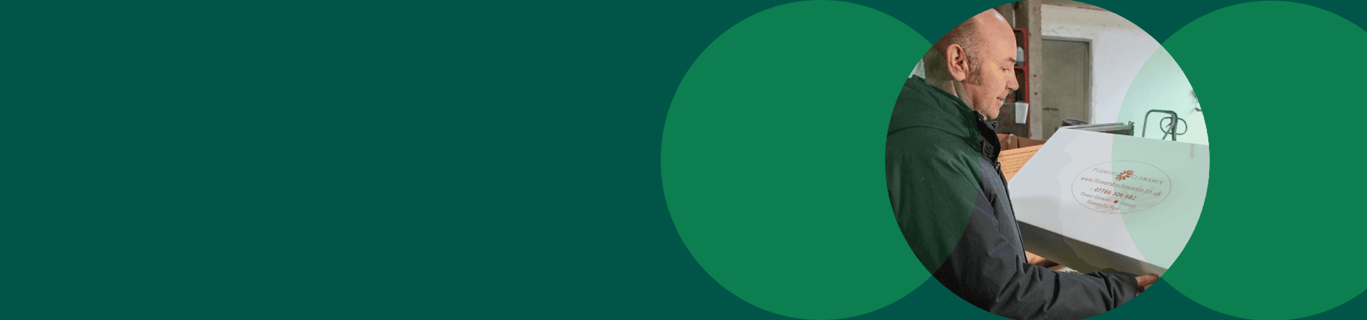 Flower packaging box