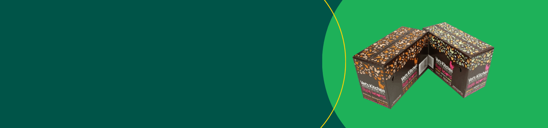 Pet food packaging box