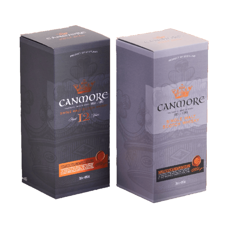 Premium whisky bottle packaging