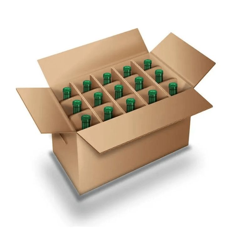 Wine 15 Bottle packaging boxes with dividers