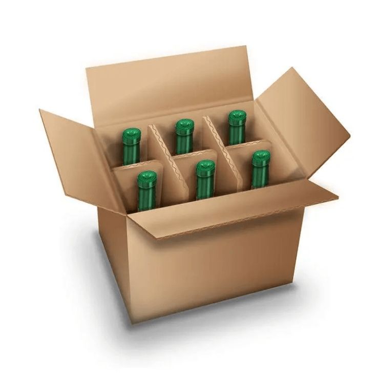 Wine 6 bottle premium packaging