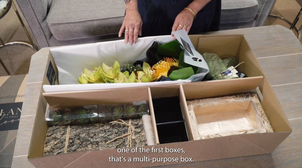 Yolanda Blooms flower packaging